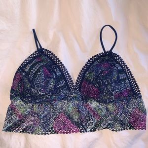 Victoria’s Secret multi colored bralette.